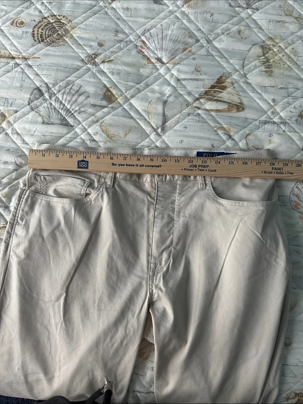 Polo by Ralph Lauren Performance Golf Tailored Fit  Pants Beige Sz 34/32